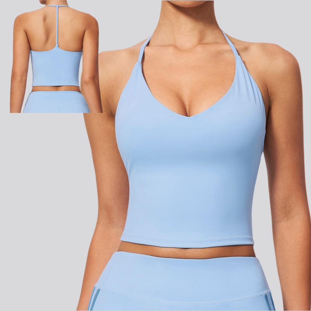 J-Yoga Fitness - Soutien-gorge de sport pour femmes, débardeur