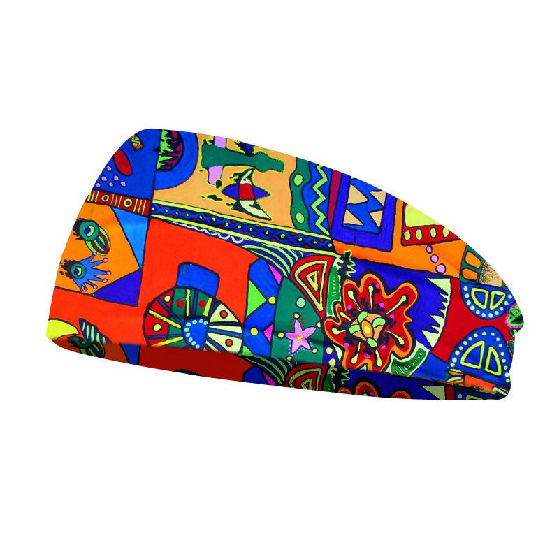 Yoga Fitness Band - Bandeau de Yoga élastique unisexe, Graffiti