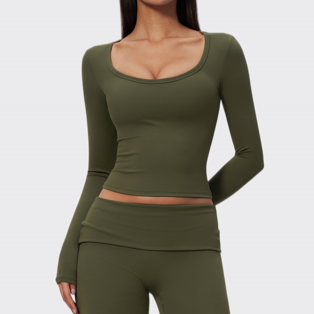 J-Yoga Fitness - T-shirts de yoga pour femmes, haut