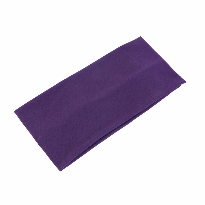 Yoga Fitness Band - Bandeau unisexe couleur unie, large et
