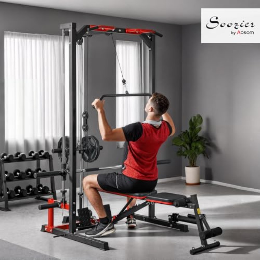 Power Cage Smith Machine, Rack - Lat Pulldown Bar avis et prix