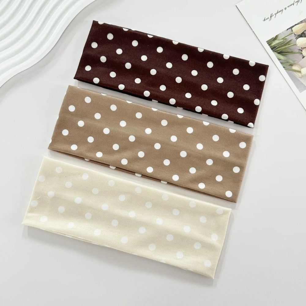 Bandeau Rétro Ajustable à Pois - Yoga Fitness Band avis et prix
