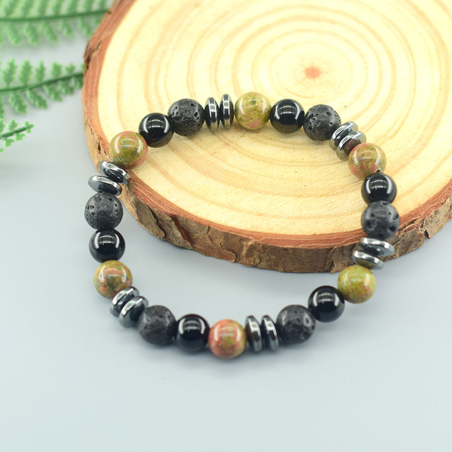 Bracelet en pierre de jaspe Un - Yoga Fitness Promotion avis et prix