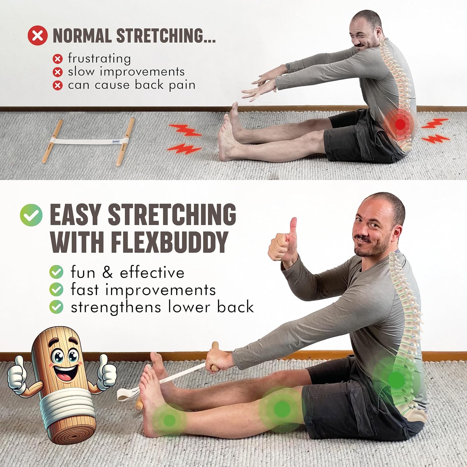 Appareil d'étirement des ischi - Yoga Fitness Stretching avis et prix