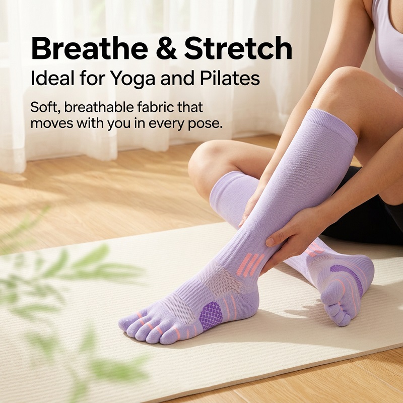 1/6 Paires de Chaussettes Long - Yoga & Fitness Classes By Niharika Zirakpur Reviews avis et prix