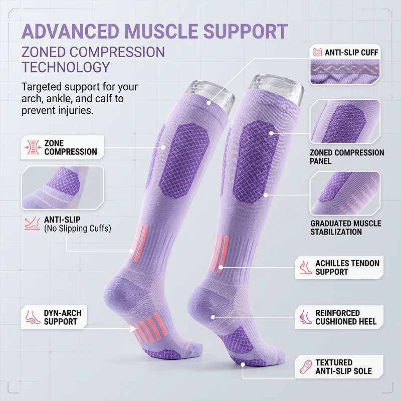 1/6 Paires de Chaussettes Long - Yoga & Fitness Classes By Niharika Zirakpur Reviews avis et prix