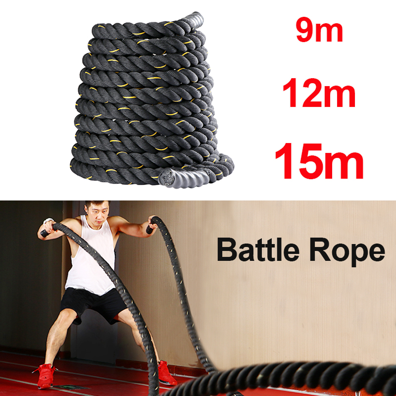 Corde de musculation 9M/12M/15 - Battle Rope Exercise avis et prix