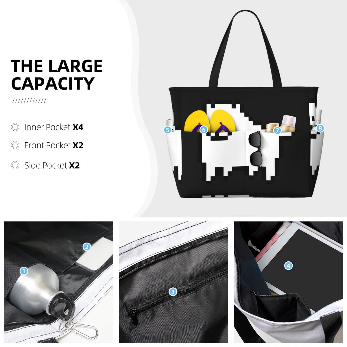Sac fourre-tout de plage, de s - Yoga Fitness Video avis et prix