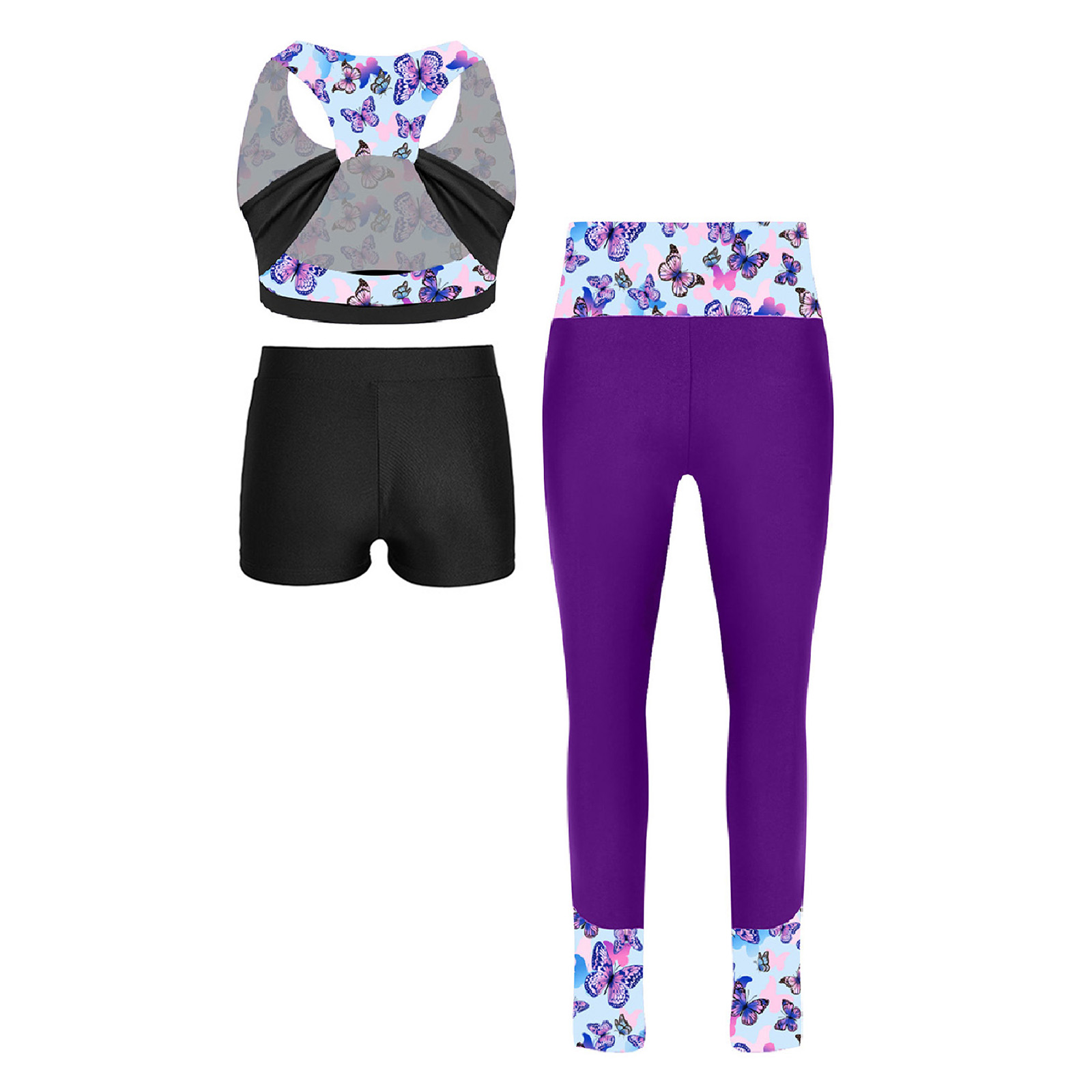 Tenue de sport trois pièces po - Yoga Fitness Girl avis et prix