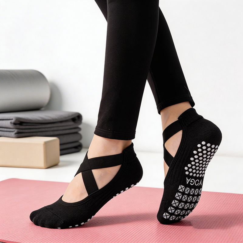 Chaussettes de yoga antidérapa - Yoga Fitness Band avis et prix