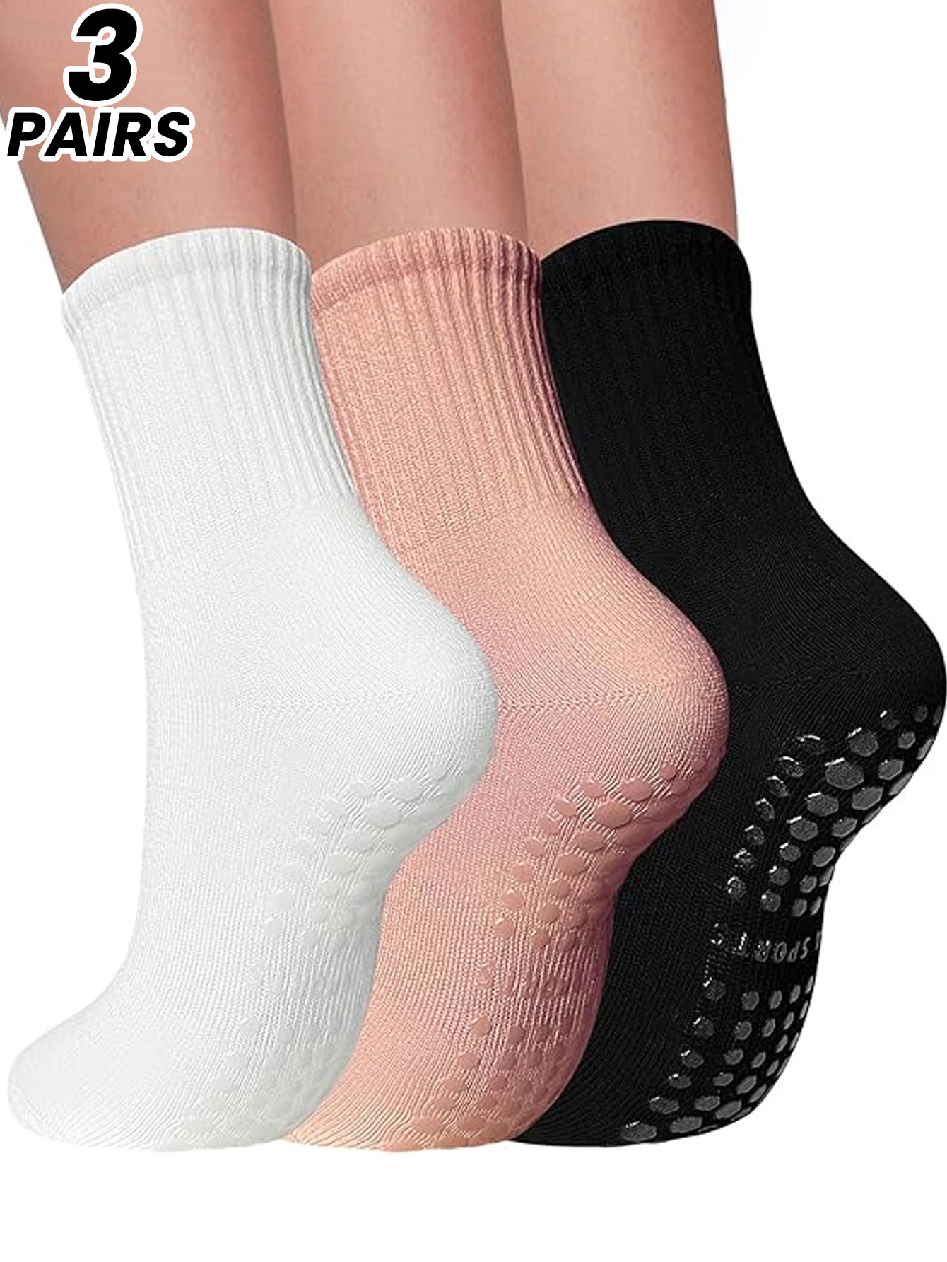 3 paires de chaussettes de yog - Yoga Fitness Pilates avis et prix