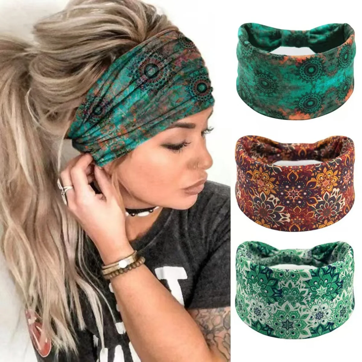 🌸 Bandeau fleur Boho Mandala | - Yoga Fitness Band avis et prix