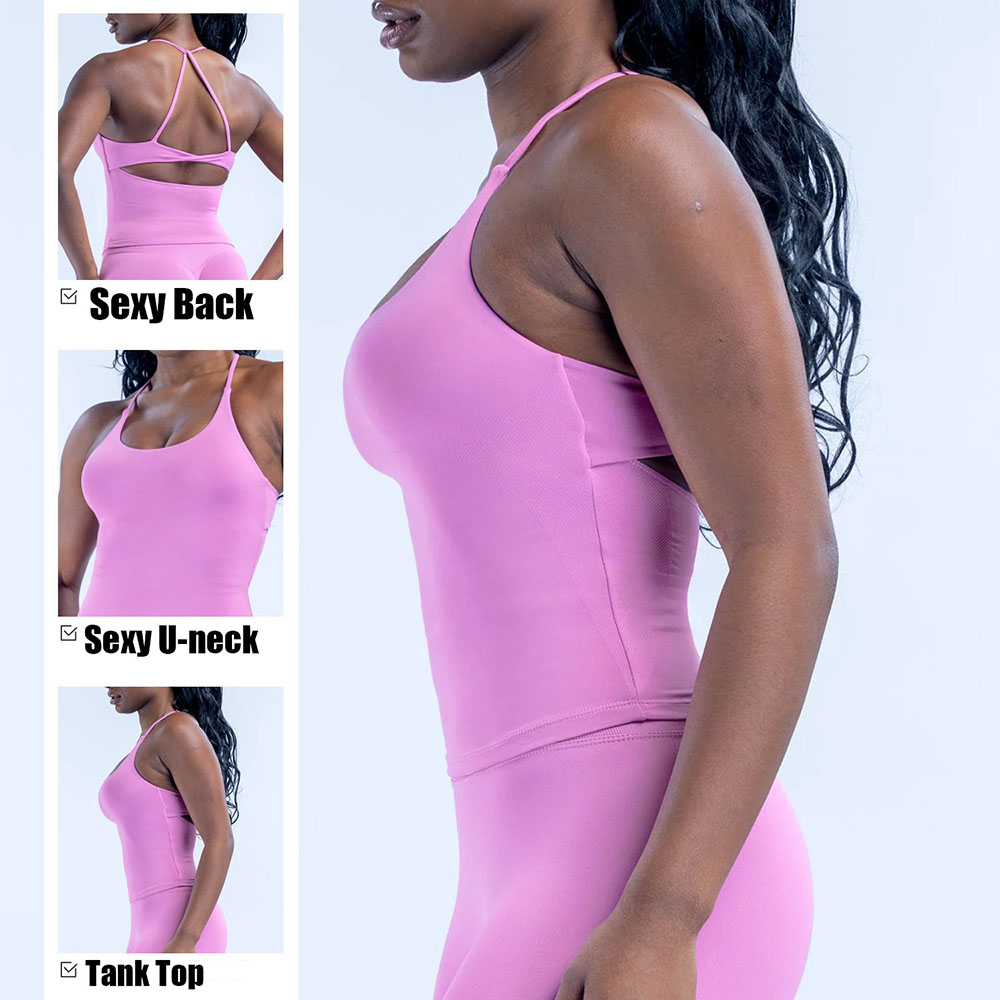 Cloud Hide Top de yoga rose po - Yoga Fitness Girl avis et prix