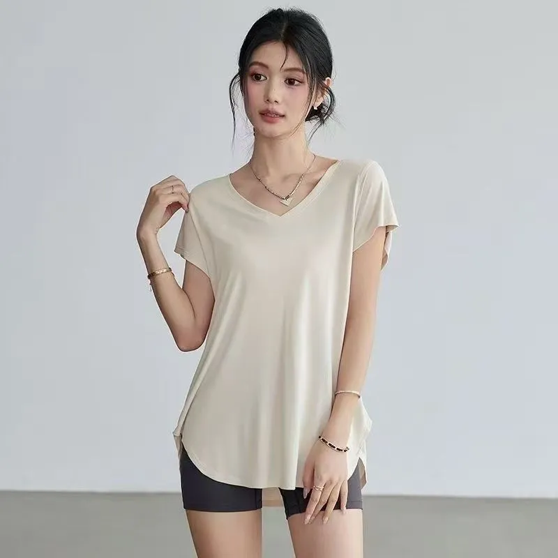 T-shirt de yoga amincissant à  - Yoga Fitness Stretching avis et prix