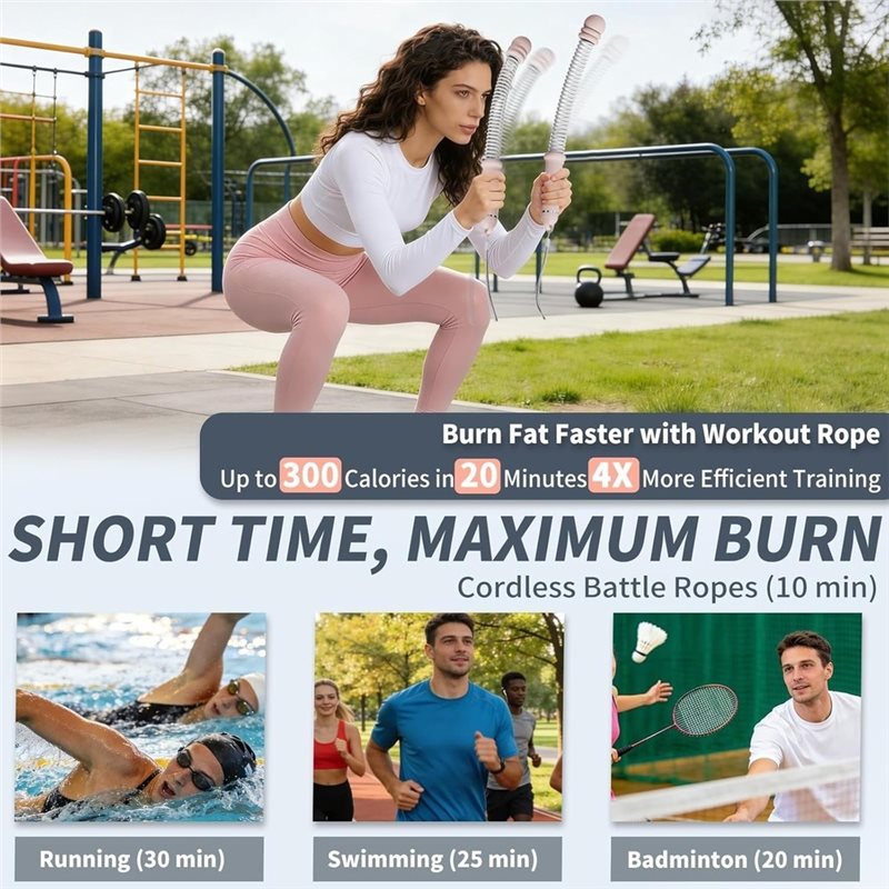 Cordes de combat sans fil A64T - Battle Rope Exercise avis et prix